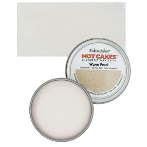 Enkaustikos Hot Cakes Encaustic Wax Paint - Warm Pearl, 45 ml Tin