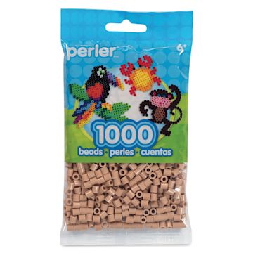 Open in modal - Perler Fused Bead Bag - Tan, Pkg of 1000 - front of packaging