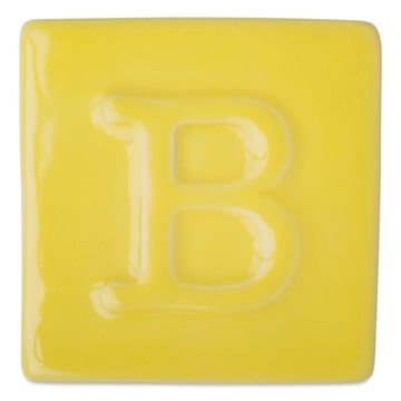 Open in modal - Botz Pro Glaze - Citrine Yellow, 800 ml sample fired to 1050°C / 1922°F