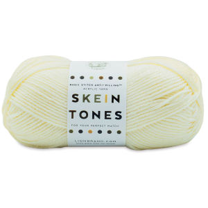Lion Brand Basic Stitch Anti-Pilling Skein Tones Yarn - Ivory, 185 yards