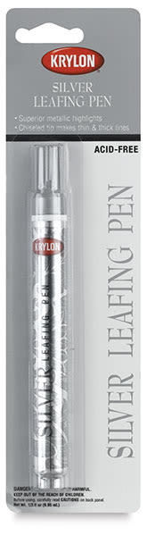 Krylon Leafing Pens - front view of Silver package