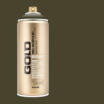 Open in modal - Montana Gold Acrylic Professional Spray Paint - Nato, 400 ml (Spray can with color swatch)