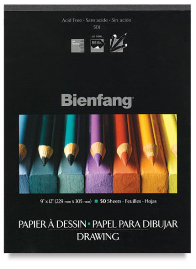 Bienfang Giant Drawing Paper Pads - Front of cover of Pad
