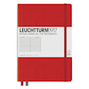 Leuchtturm1917 Ruled Hardbound Notebook - Red, 5-3/4
