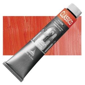 Maimeri Classico Oil Color - Cadmium Red Light, 200 ml tube