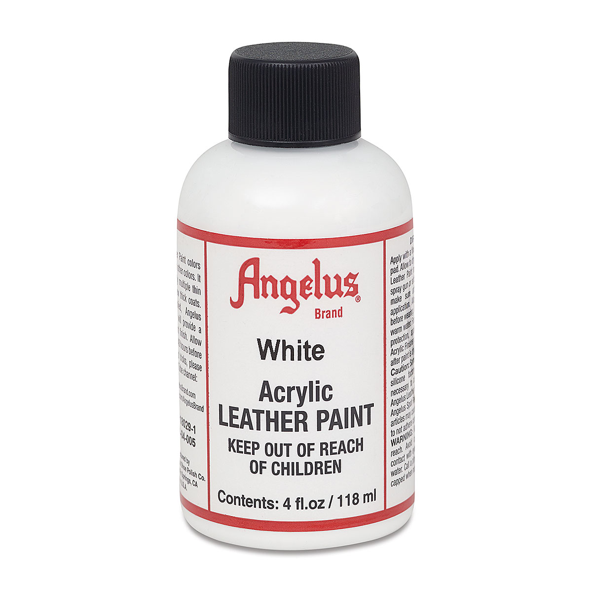 Angelus Flat White Acrylic Leather Paint 4oz