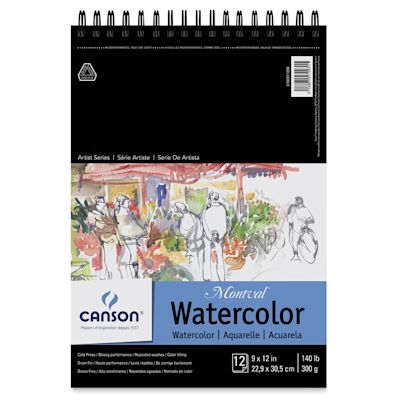 Canson Montval Watercolor Pad - 9