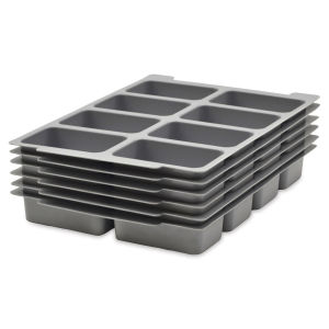 Gratnells Trays and Accessories - Tray Insert, 8 Compartments, Pkg of 6