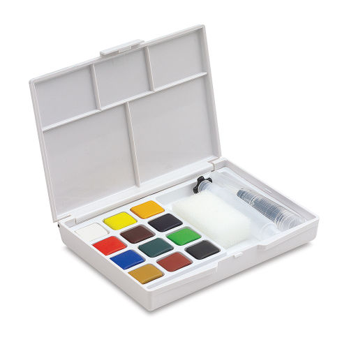Sakura Koi Watercolor Sketch Box Travel Pan Set - Set of 12 colors