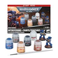 Warhammer Space Marines Infernus Marines and Paints Set 