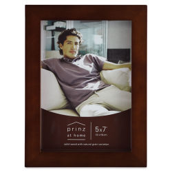 Prinz Carolina Tabletop Wood Frame - Dark Walnut, 5" x 7" (Front of frame)