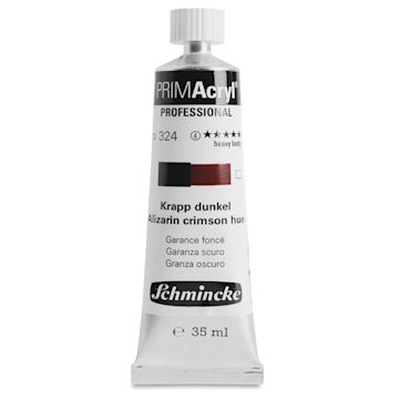 Open in modal - Schmincke Primacryl Professional Acrylic Paint - Alizarin Crimson Hue, 35 ml Tube