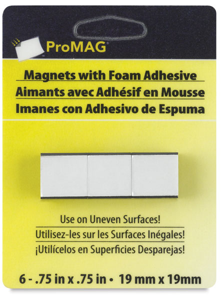 Promag Adhesive Magnet Strips 6/Pkg-.5X4