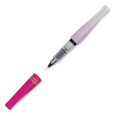 Zig Wink of Stella Brush II Pen - Pink (with cap off)