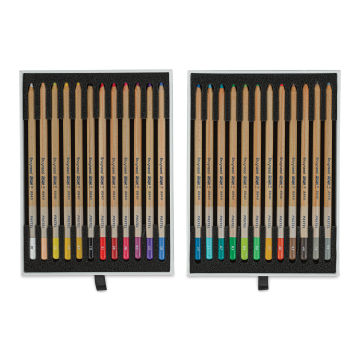 Bruynzeel Design Pastel Pencils - Assorted Colors, Set of 24 (set contents)