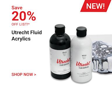 Save 20% off list. New! Utrecht Fluid Acrylics. Shop now.