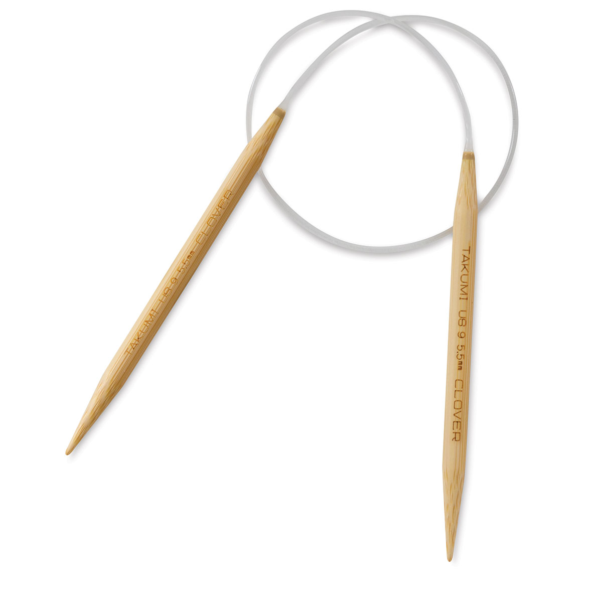 Clover Takumi Bamboo Straight Knitting Needles - Size 10, 9 Long