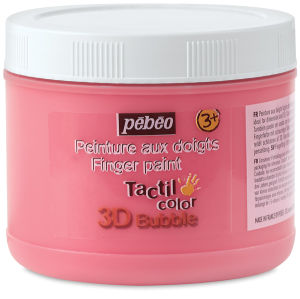 Pebeo Tactilcolor 3D Bubble Finger Paint - 500 ml, Yellow