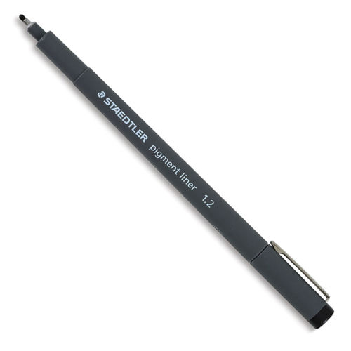 Staedtler Pigment Liner Pen - Black, 1.2 mm