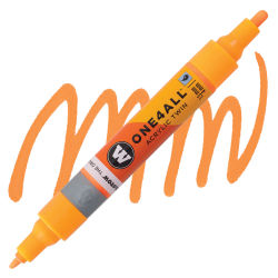 Molotow One4All Acrylic Twin Marker - Dare Orange