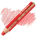 Stabilo Woody 3 in 1 Pencil - Red