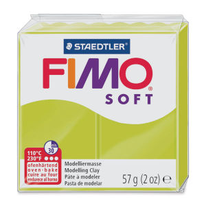 Staedtler Fimo Glitter Effect Polymer Clay - 2 oz, Lime Green