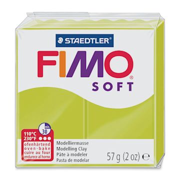 Open in modal - Staedtler Fimo Soft Polymer Clay - 2 oz, Lime Green - front of packaging