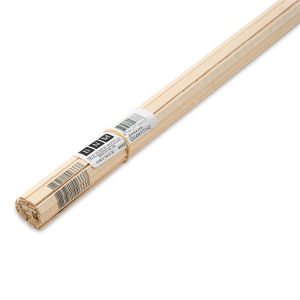 Bud Nosen Basswood Sticks - 1/16" x 1/4" x 24", 42 Sticks