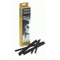 nitram stylus and soft charcoal sticks