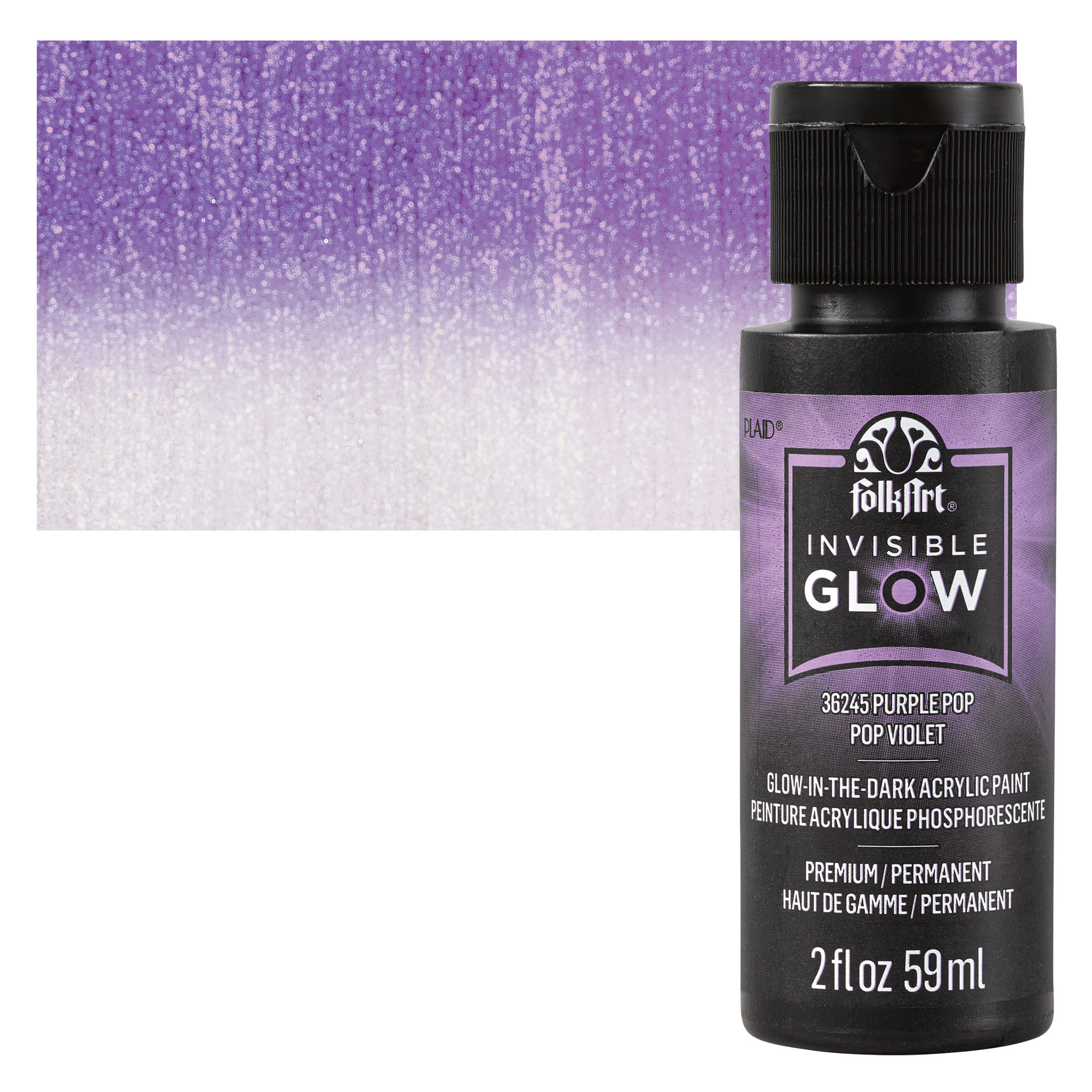 Invisible Glow in the Dark Paint (Acrylic Professional Grade