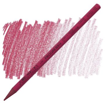Open in modal - Koh-I-Noor Woodless Colored Pencil - Carmine pencil and swatch