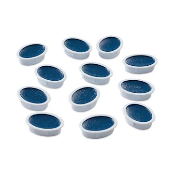 Open in modal - Prang Semi-Moist Watercolor Pans - Set of 12 Refill Pans, Turquoise Blue, Oval