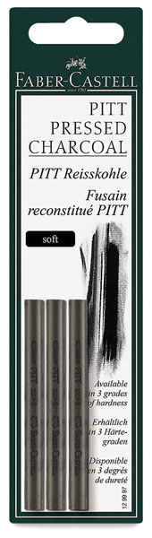 Pitt Compressed Charcoal Pencils - set of 3 — Soho Art Materials