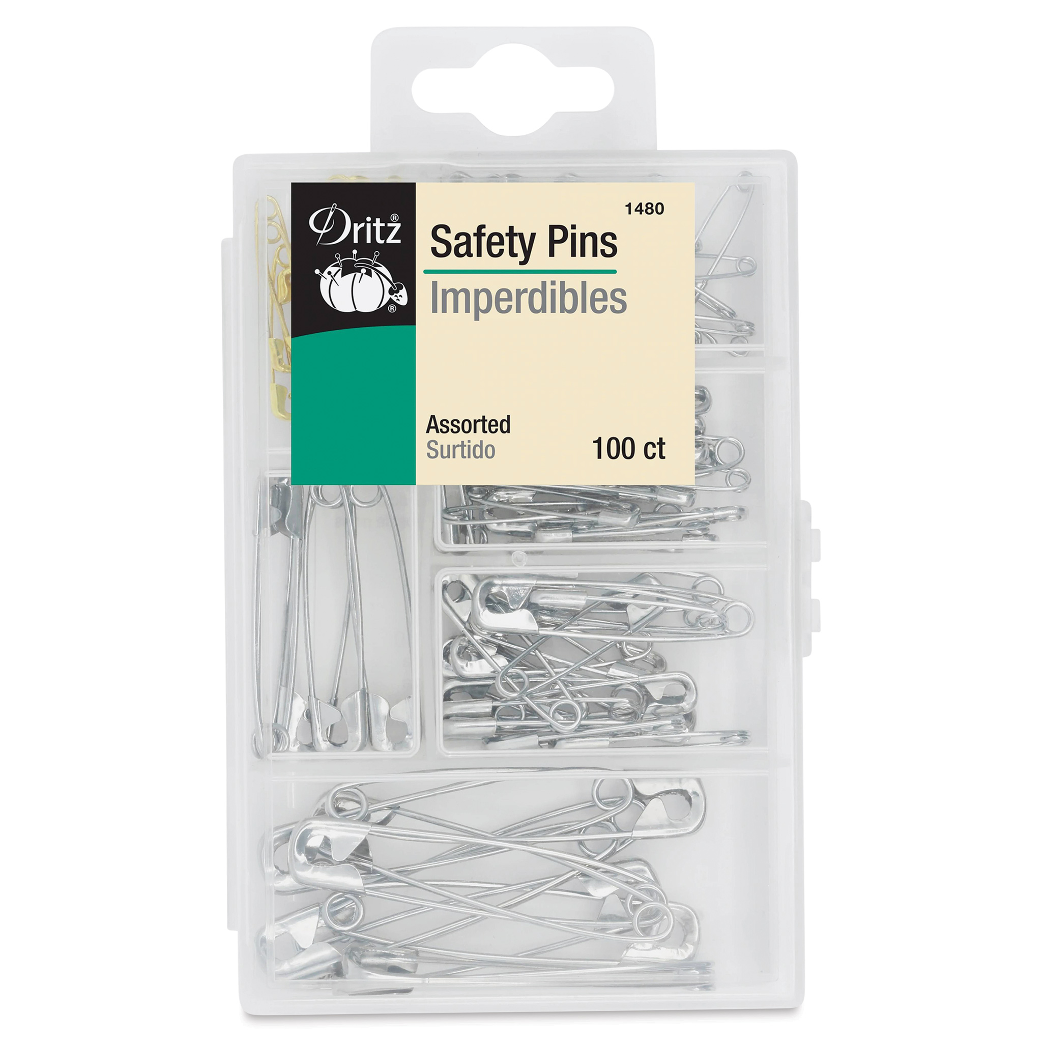 Safety Pins, 27 mm, Pack of 15 – St. Louis Art Supply