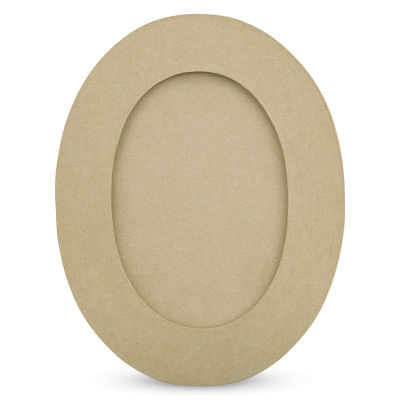 DecoPatch Paper Mache Frame - Oval, 11-7/8" x 9-1/4" x 3/8", front