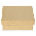 DecoPatch Paper Mache Box - Square, 3.9" x 3.9" x 1.4"