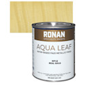 Ronan Aqua Leaf Water-Based Faux Metallic Color - Real Gold, Quart