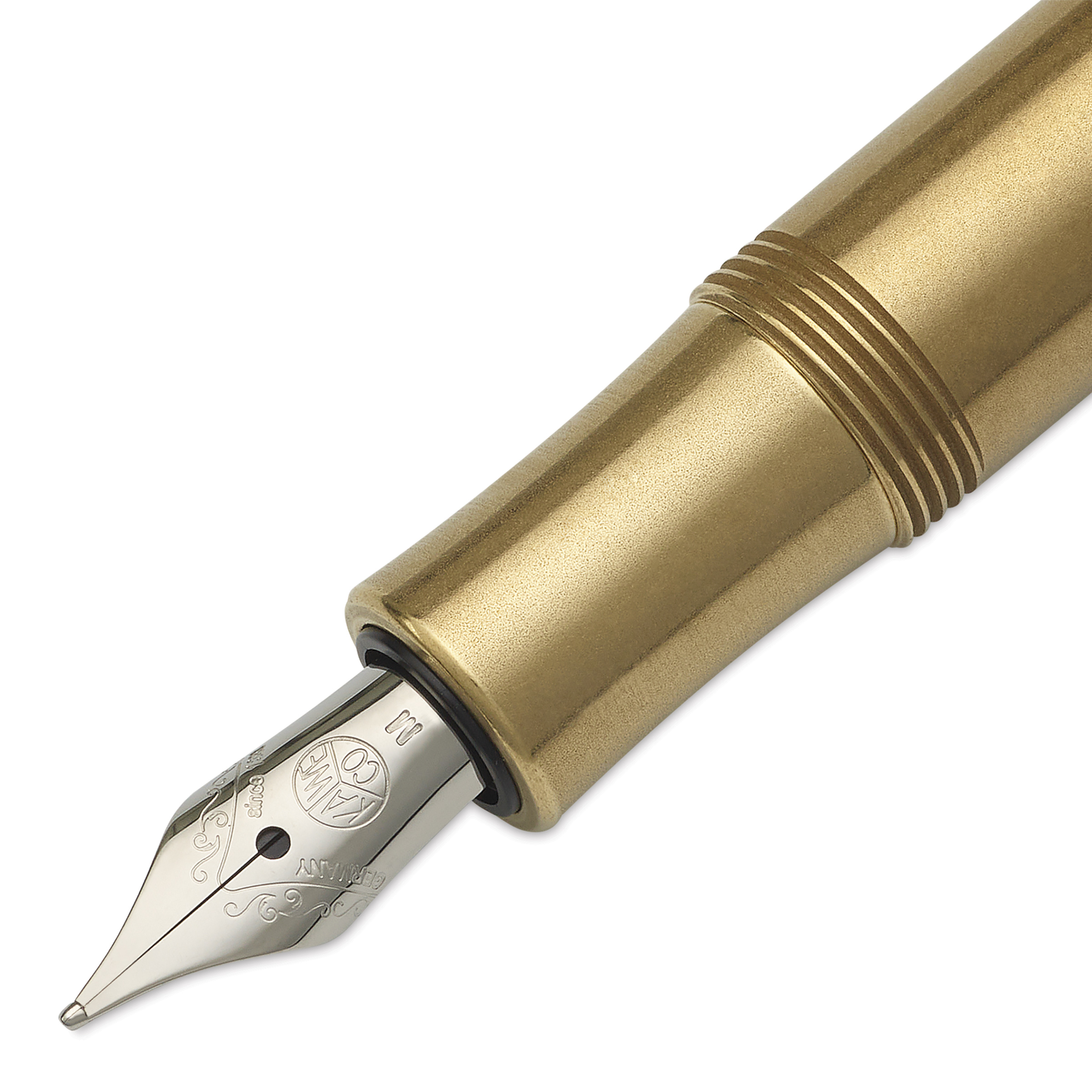 Kaweco Brass Sport Fountain Pen - Medium Nib, Blue Ink | BLICK Art