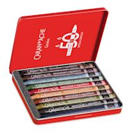 Caran d'Ache Neocolor II Aquarelle Artists' Pastels - Dark Colors, 50th Anniversary Special Edition, Set of 10