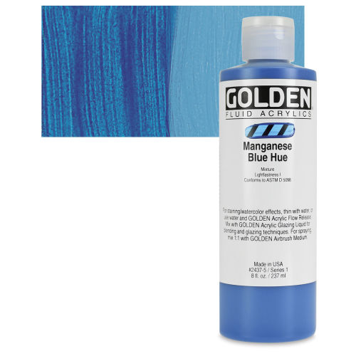 Golden High Flow Acrylic Phthalo Blue (Green Shade) 4 oz