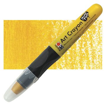 Open in modal - Marabu Art Crayon - Gold 084 crayon and swatch