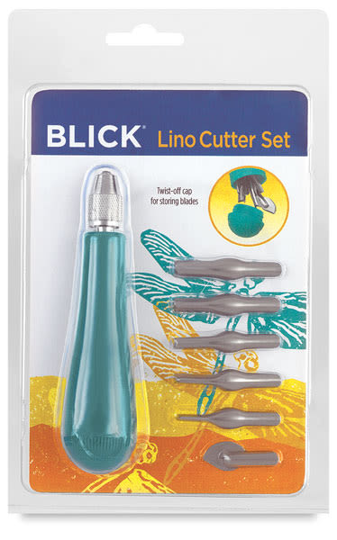 Blick Lino Cutter Set, with handle and 6 blades