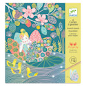 Djeco Petit Gift Scratch Board Kit - The Pond