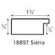 Blick Sierra Wood Frames - Schematic showing dimensions of frame