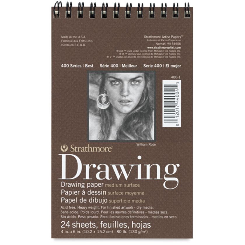Drawing Paper Example Strathmore 400 Series Drawing Paper Pad - 4