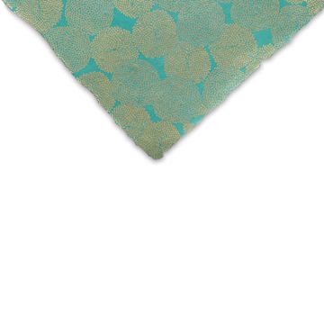 Open in modal - Lokta Paper - Mum, Gold and Sea Green, 20'' x 30''