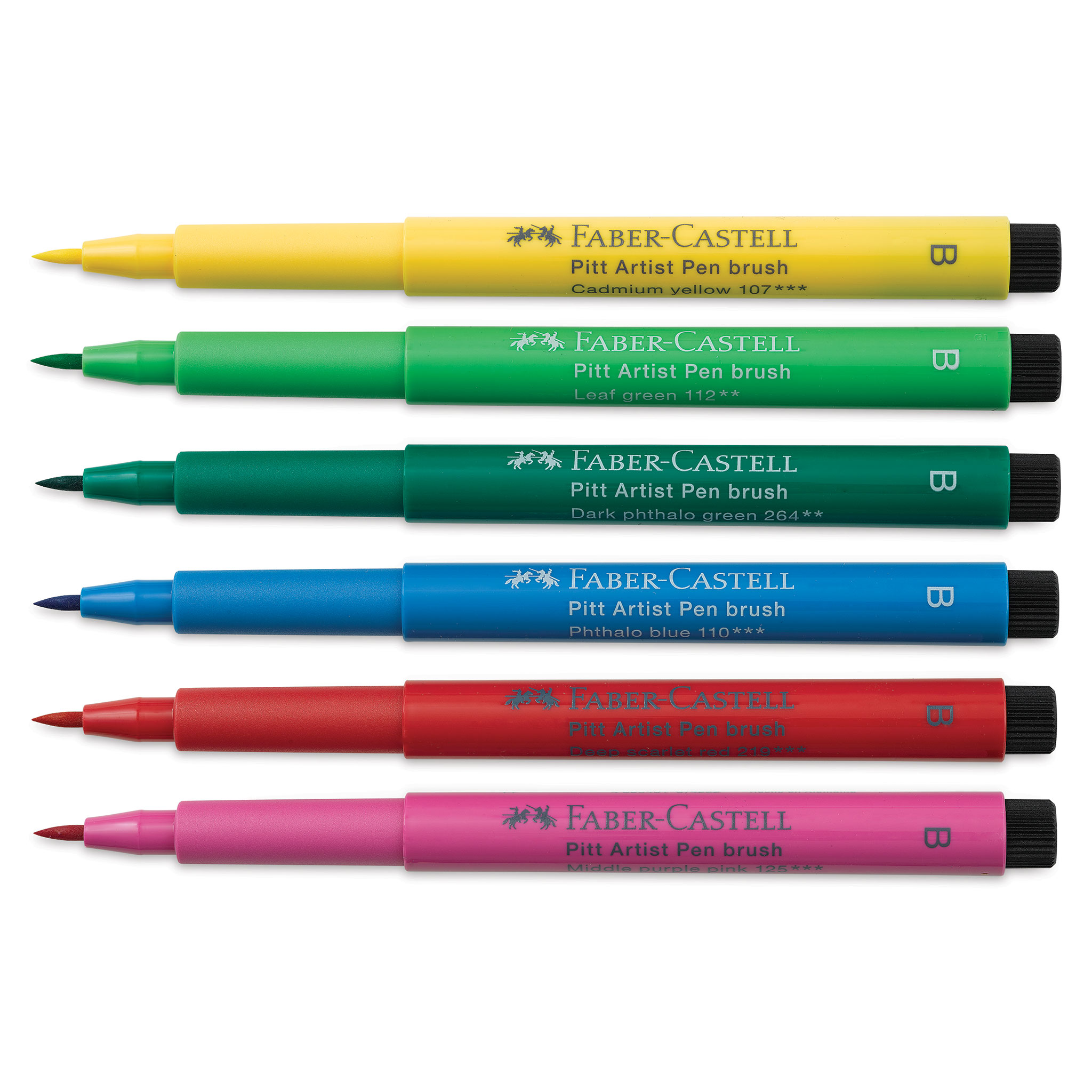 Faber-Castell Calligraphy Pens: Assorted Colors, 2.5mm