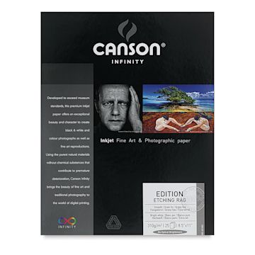 Open in modal - Canson Edition Etching Rags - 8-1/2" x 11", Pkg of 25