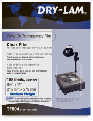 Write-On Film, 100 Sheets