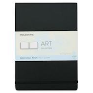 Moleskine Art Collection Watercolor Album - 8-1/4" x 11-3/4", 60 Pages, Black
